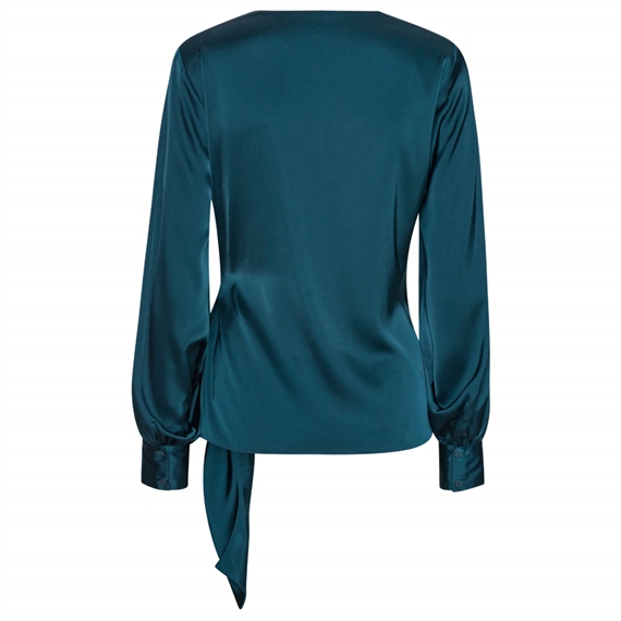 Karmamia Ines Bluse, Semi Rich Teal 